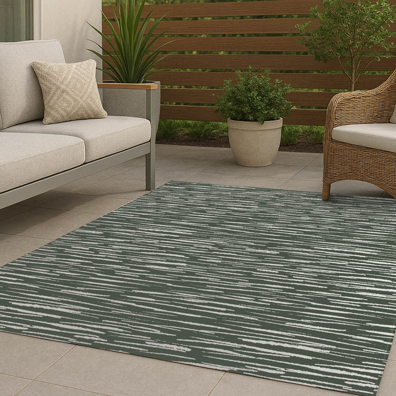 Tapis d'extérieur antidérapant Spectrum Strands, Rectangle 4pi x 6 pi