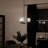 Winslow 3-Light Black Chandelier with Clear Seeded Glass Shades