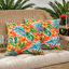 2 coussins d'extérieur de 18 po x 18 po avec coussins de patio pour le jardin, le porche ou la piscine - rose corail vif