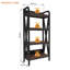 Tablettes de rangement à 4 niveaux de 56,3 po pour tablettes de rangement en bois