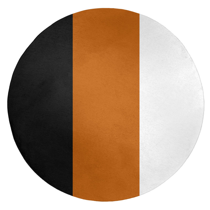 Chenille Indoor Rug, Round 5'