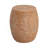 Outdoor Patio Drum-Shaped Side Table, Brown