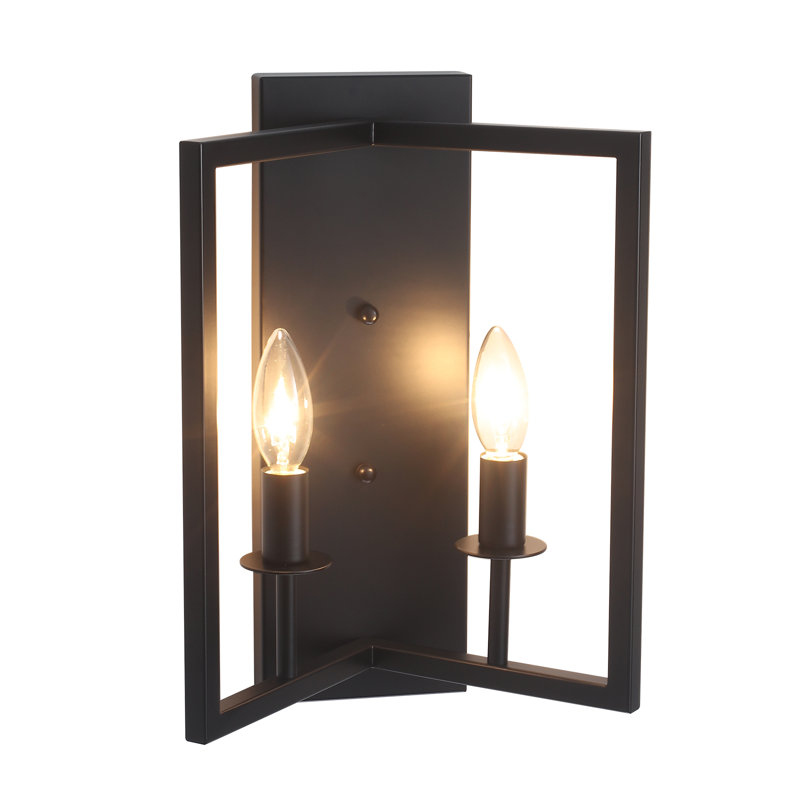 Modern 2-Light  Dimmable Wall Sconce
