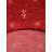 Onna Hand Knotted Loom Wool Eco-Friendly Area Rugs - Round, Red White Color, Contemporary Modern Design, High Pile Thick Handmade Anti Skid Area Rugs for Living Room, Bed Room-121977368