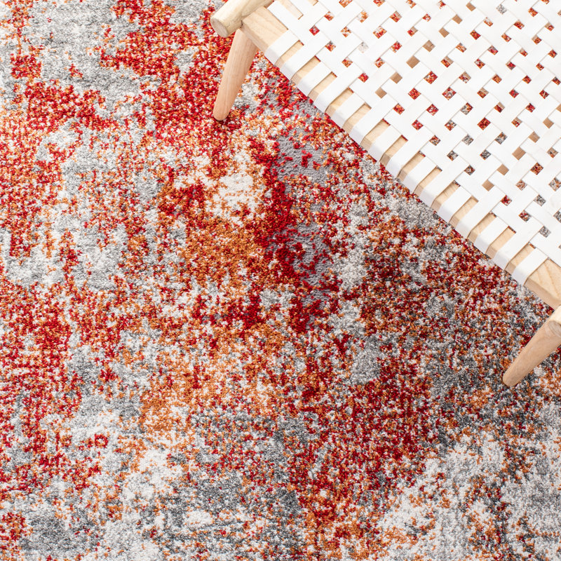 Aston Performance Abstract Rug, Round 6'7"