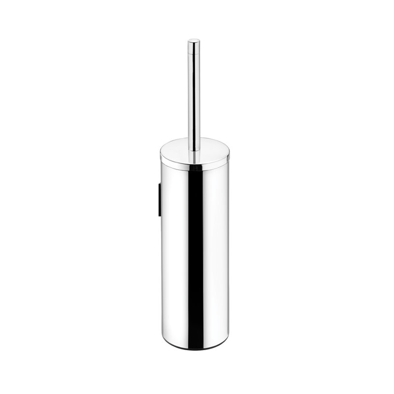 Halford Cosmic with Durable Stainless Steel Silver Wall-Mounted Toilet Brush and Holder