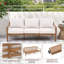 Outdoor Patio Sofa With Cushions-113103517