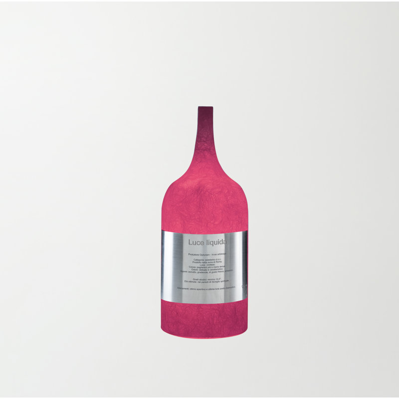 Luna Resin Novelty Lamp, Magenta