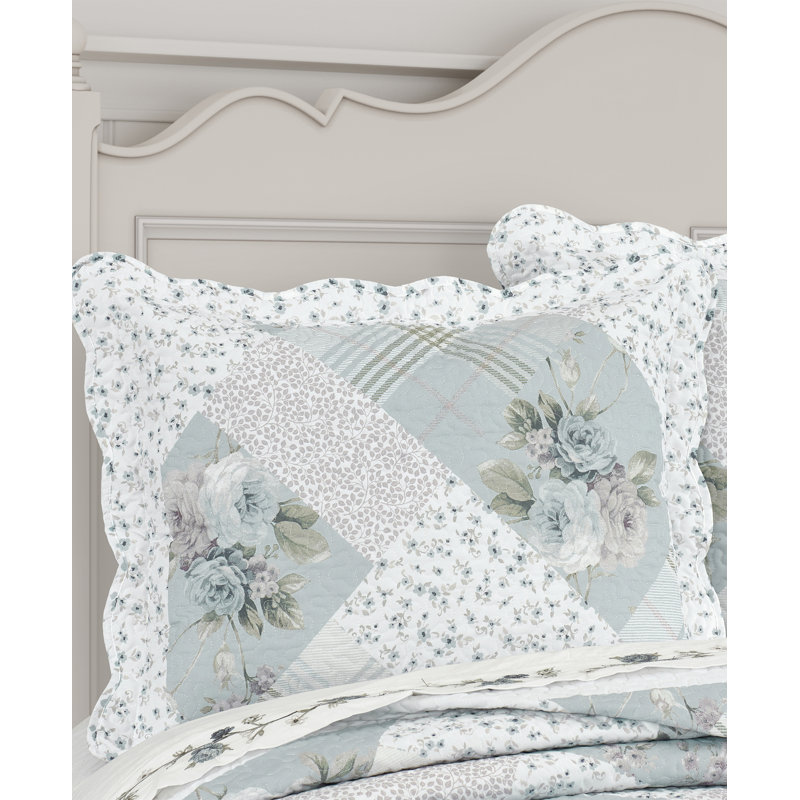 Bungalow Quilt Set, Full / Double Quilt, Spa