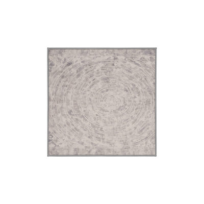 Tapis gris soyeux et moelleux
