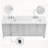 Angela 84" Double Bathroom Vanity Set-217019837