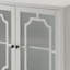 Console blanche avec 2 portes