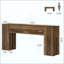 Table basse rustique, console robuste, table de couloir en bois