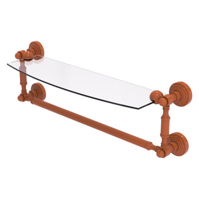 Waverly Place Floating Shelf with Towel Bar