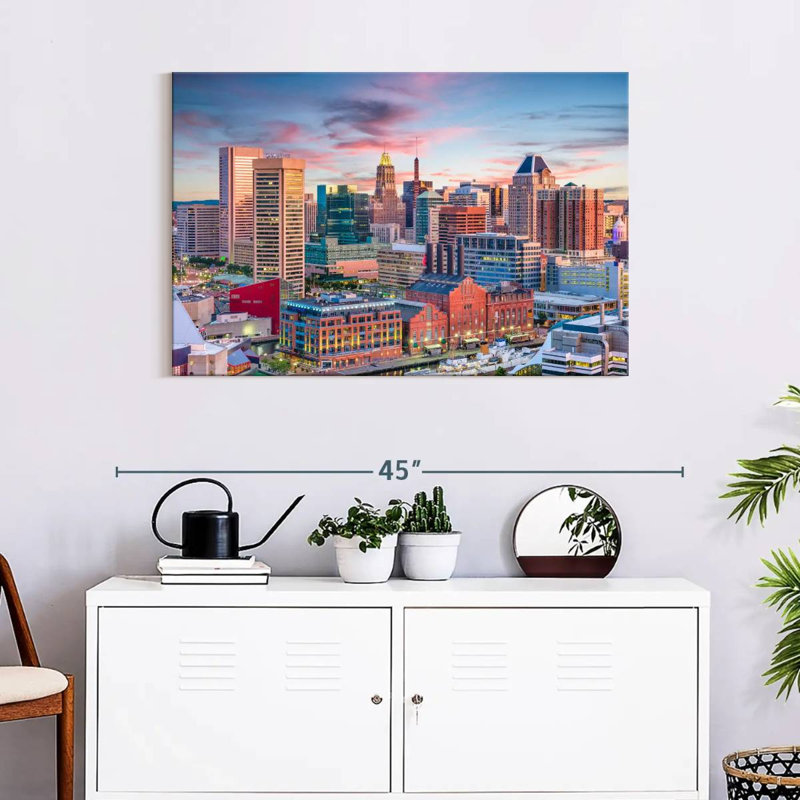 Sireci Baltimore Sunset, 24" H x 36" W