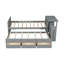 Lit plateforme multifonctionnel en bois-1058605124