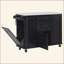Îlot de cuisine de 50,7 po avec rangement, poubelle inclinable et organisateur de rangement escamotable, îlot de cuisine sur roulettes à 5 roulettes avec abattant, 2 tiroirs, 1 porte pour la cuisine, la salle à manger-1291185662