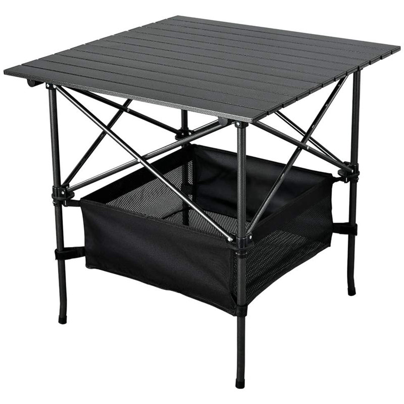 Table de camping pliable et sac de transport pliable