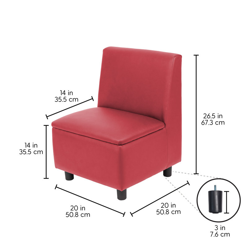 Fauteuil modulaire Kid Comfort - rouge, Rouge