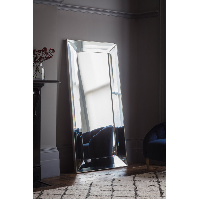Lennon Wood Flat Mirror, 183 x 92 x 6 cm