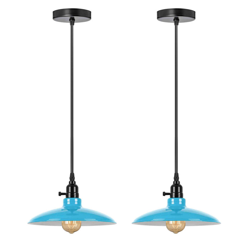 1 - Light Pendant, Blue, Yes