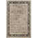 Petronella Viscose Oriental Rug in Gray/Black
