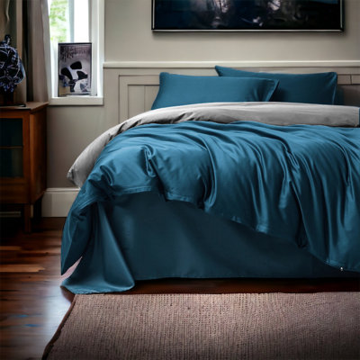 Egyptian-Quality Cotton Floral Duvet Cover