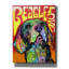 «Beagle Love» par Dean Russo, estampe numérique sur toile