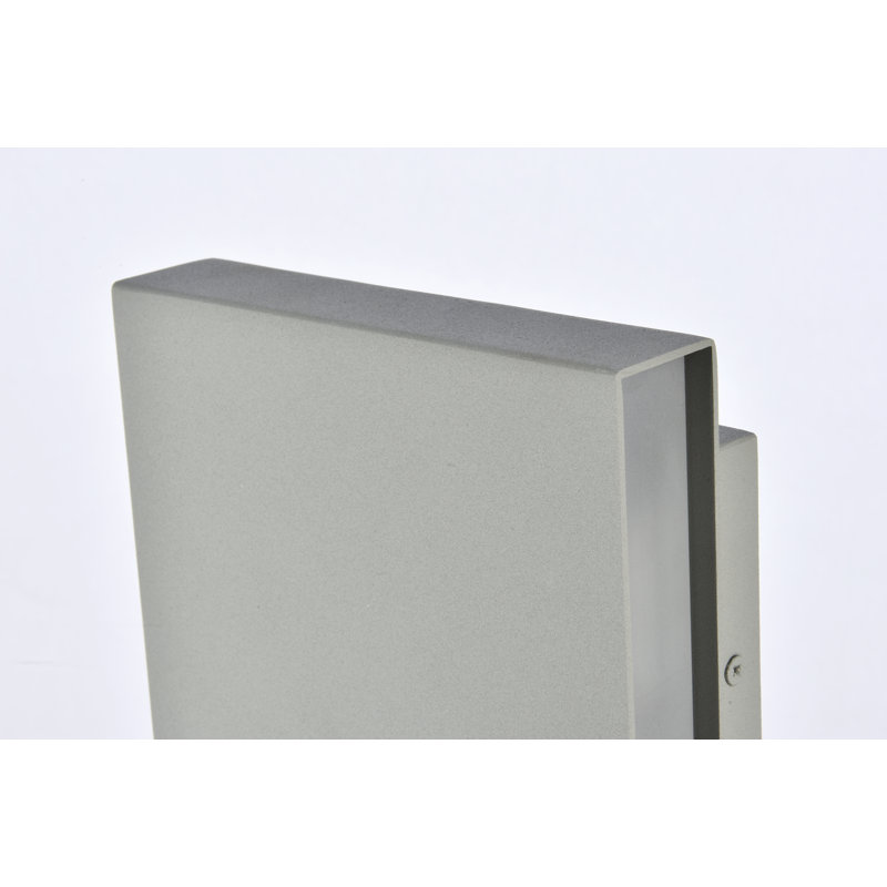 Dale LED Wall Light, Silver