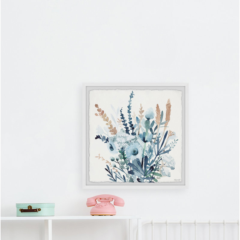 Bouquet of Flowers 1 Piece Single Picture Frame Painting, 61cm H x 61cm W x 3.81cm D