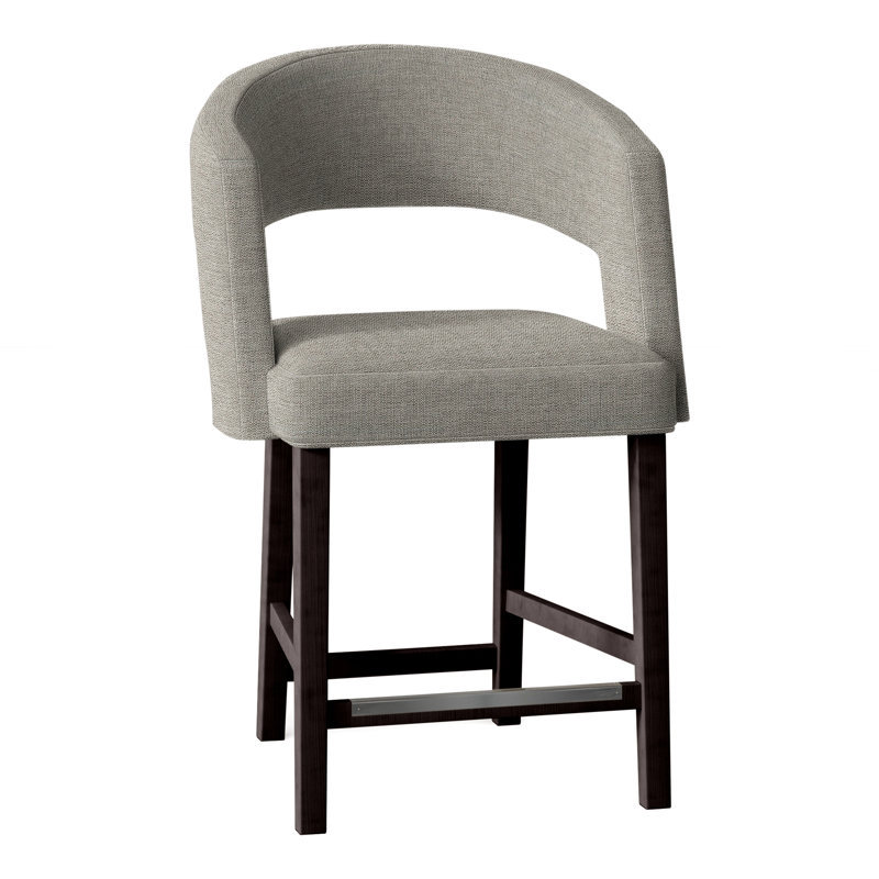 Tabouret de comptoir 26 po Bryant, Espresso, Lin 3152