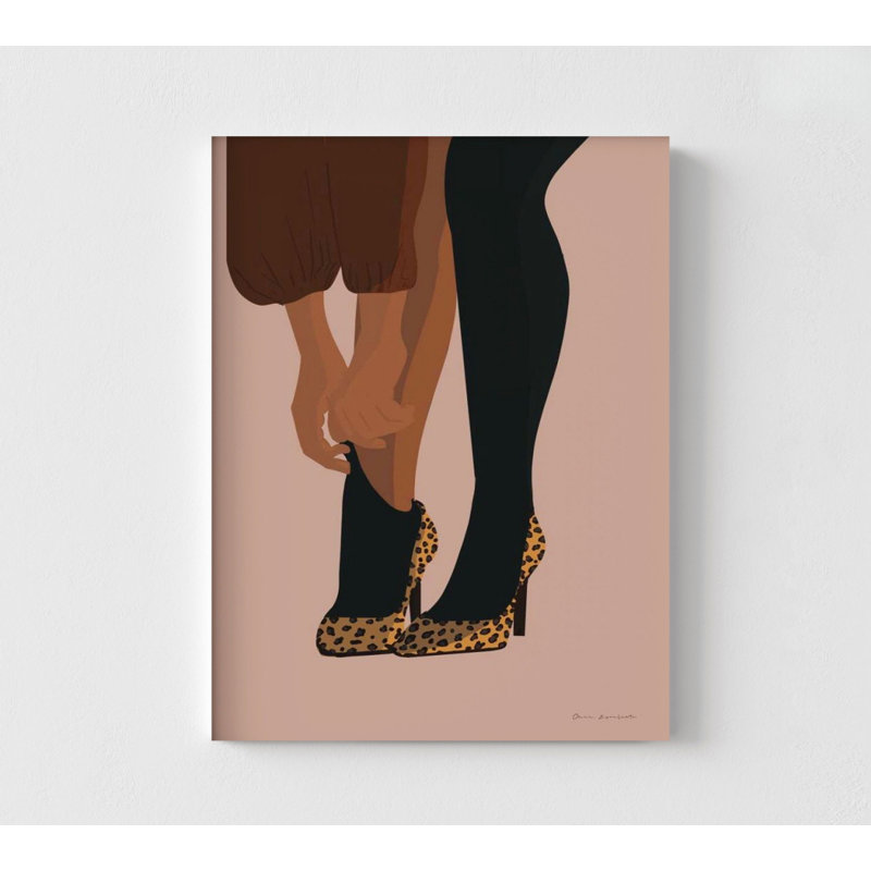 «Heels For Women», reproduction d'art, chaussures, art mural, chaussures, chaussures, H 32 po x l 24 po, Ne s’applique pas