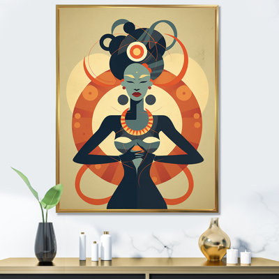 Illustration de la déesse tribale africaine
