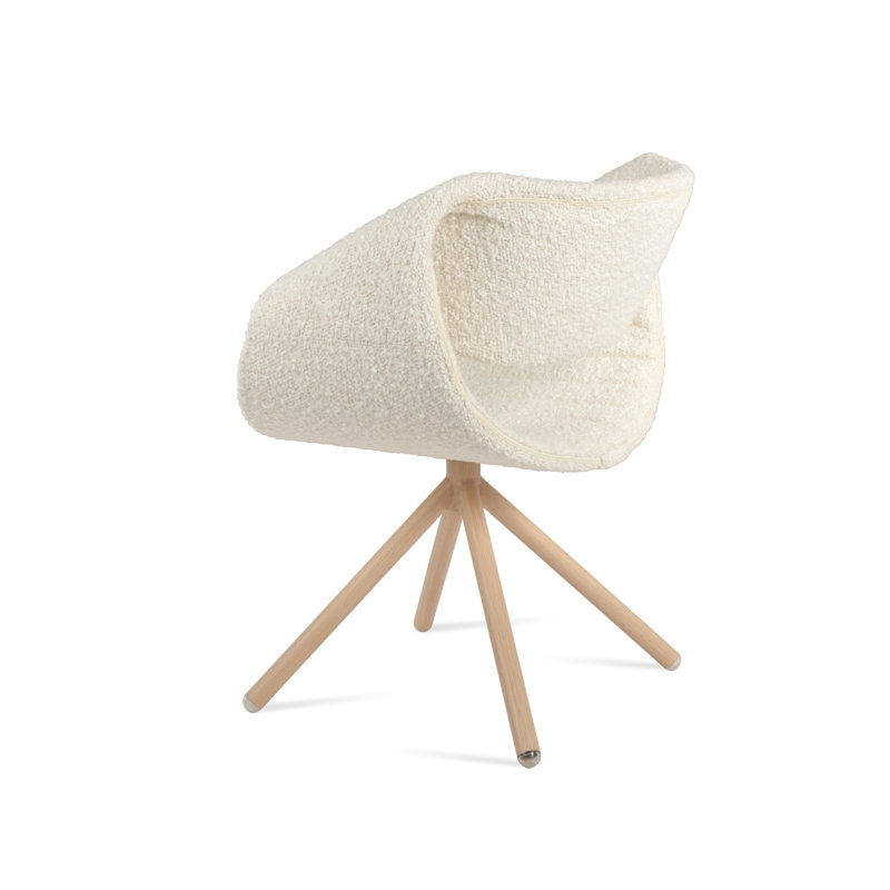 Chaise pivotante Seminyak, Naturel