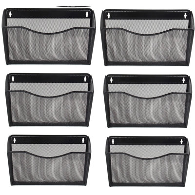 Faulkner Metal Wall Organizer with Wall Baskets