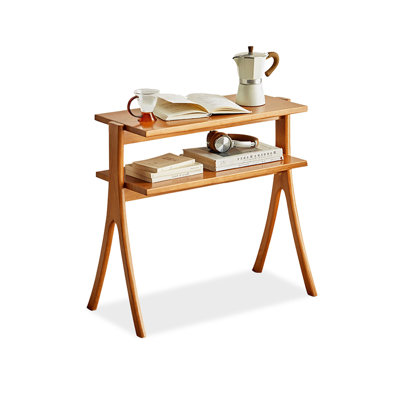 Cherry Solid Wood Rectangular Console Table