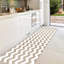 Rebecca Chevron Vinyl Indoor / Outdoor Area Rug-24399456
