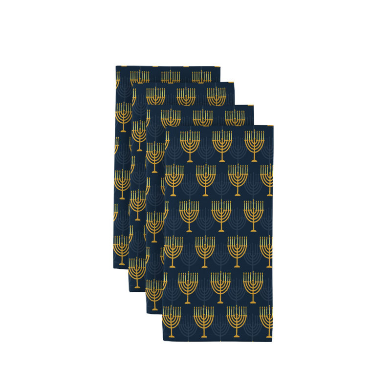 Polyester Abstract Square Napkin