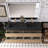 Bathroom Vanity Matte Black Engineered Quartz Sink-151646901