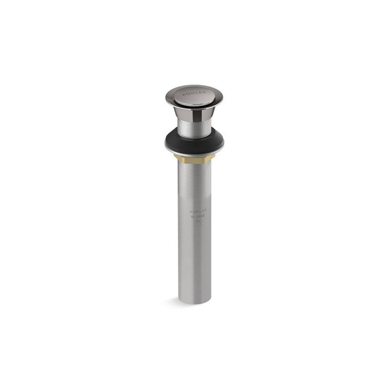 Clicker Drain Without Overflow, Vibrant Titanium
