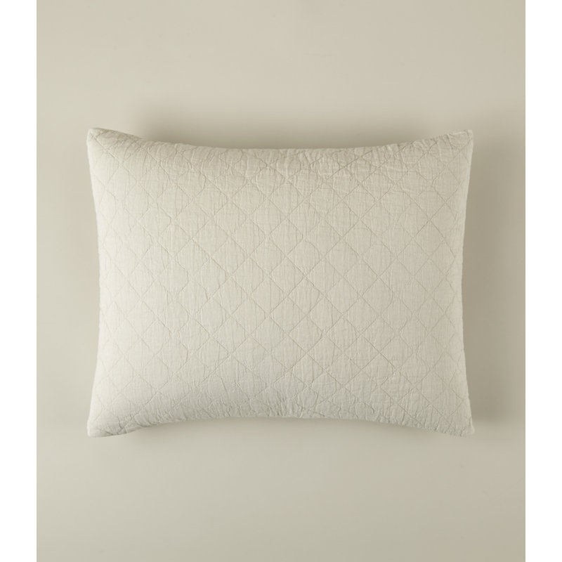 Heritage Cotton Blend Envelope Sham, 26" x 20", Natural