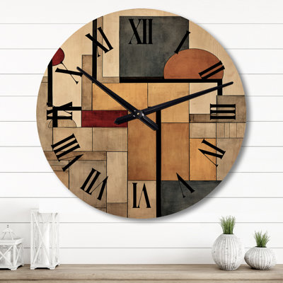 Simplicity of Beauty - horloge murale géométrique moderne surdimensionnée
