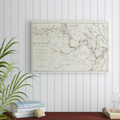 «River Thames I», impression sur toile