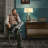 Pearson Table Lamp - 30", Pecan Wood & Brushed Nickel, 3-Way Rotary Switch
