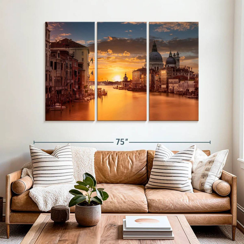 Rorry Venice Waters, 42" H x 65" W