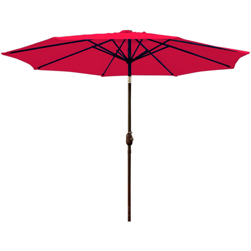 Parasol 9" Market, Rouge, Bronze