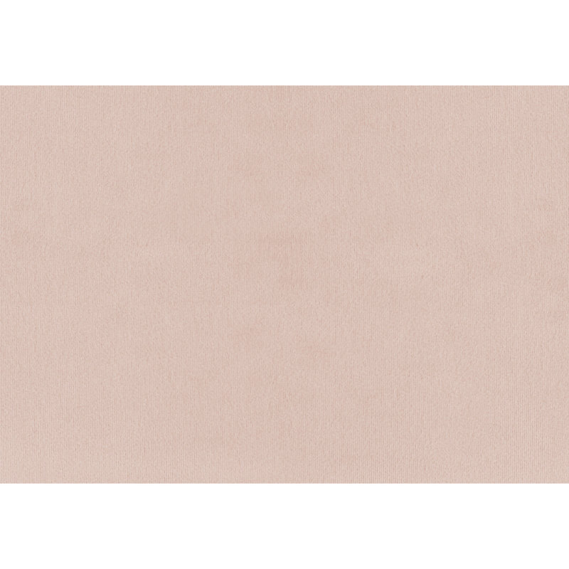 Lit simple en velours rose, lit de style transitionnel pour lit de jeunes, rembourré, moderne
