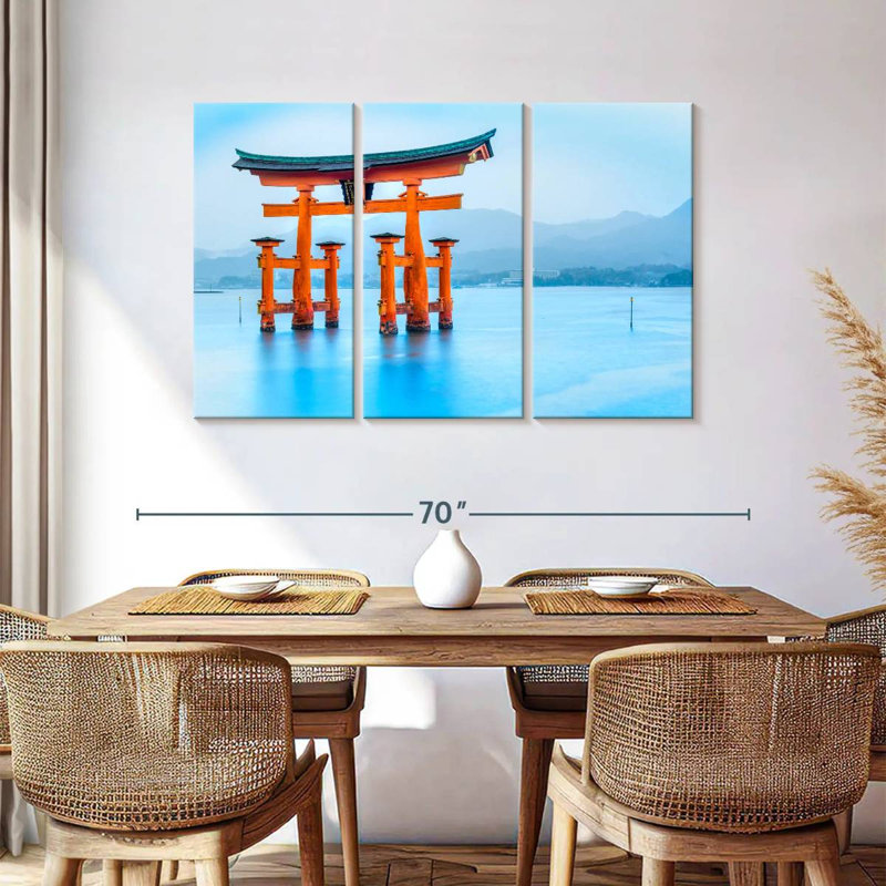 Porte Lilie Miyajima Torii, H 36 po x l 57 po