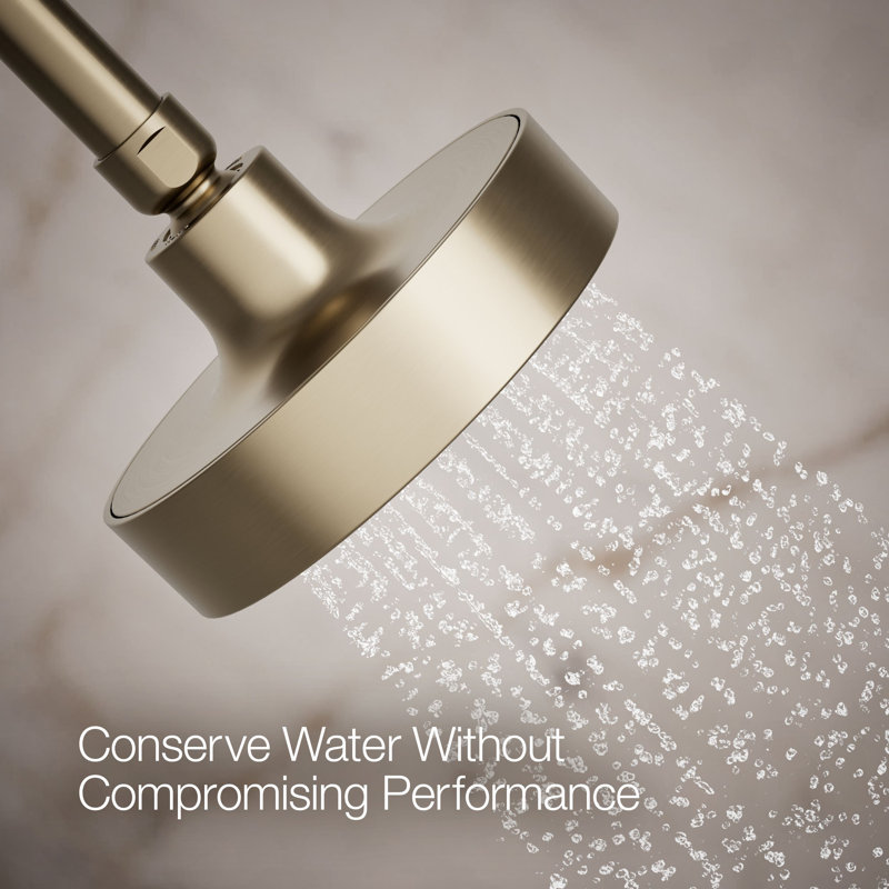 Purist 2.5 GPM Fixed Shower Head, Vibrant Brushed Bronze
