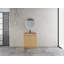 Meuble-lavabo autoportant de 28 po avec lavabo en acier inoxydable et tuyau de vidange flexible